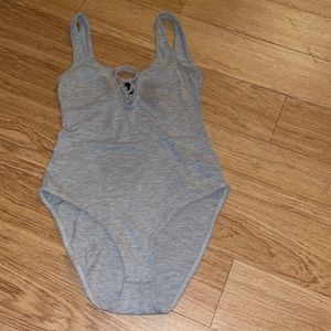 Grey bodysuit
